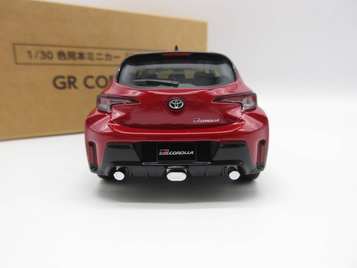 1:30 Toyota GR Corolla Emotional Red II Color Sample Gazoo
