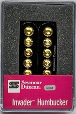 Seymour Duncan SH-8B Invader 6 String Bridge Humbucker-Black w/ Gold Polepieces