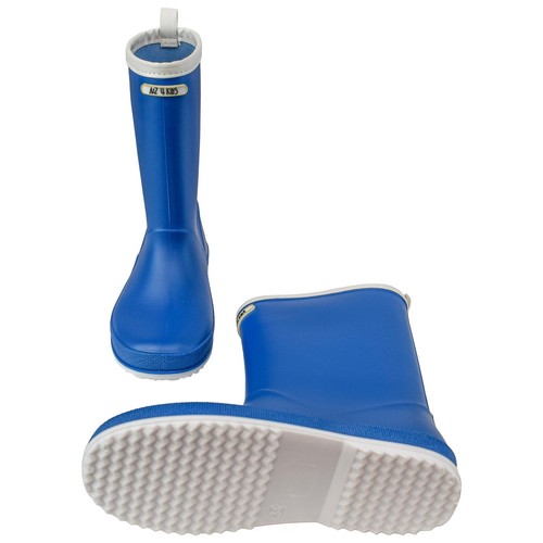 Kids Girls Boys Wellington Non-Slip Waterproof Wellies Carry Handles Rain Boots - Picture 35 of 37
