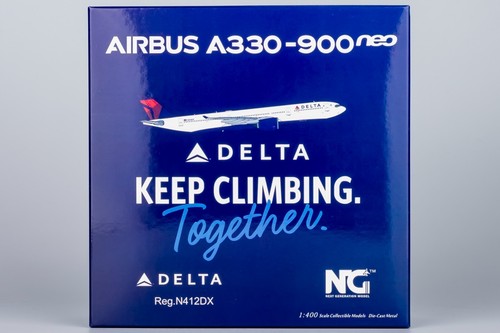 NG Model 1:400 Delta Air Lines Airbus A330-900 Diecast Aircraft Jet Model N412DX - Picture 7 of 8