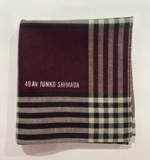 Handkerchief Japan Men  s Vintage Red Gingham Pocket Square Cotton 18"