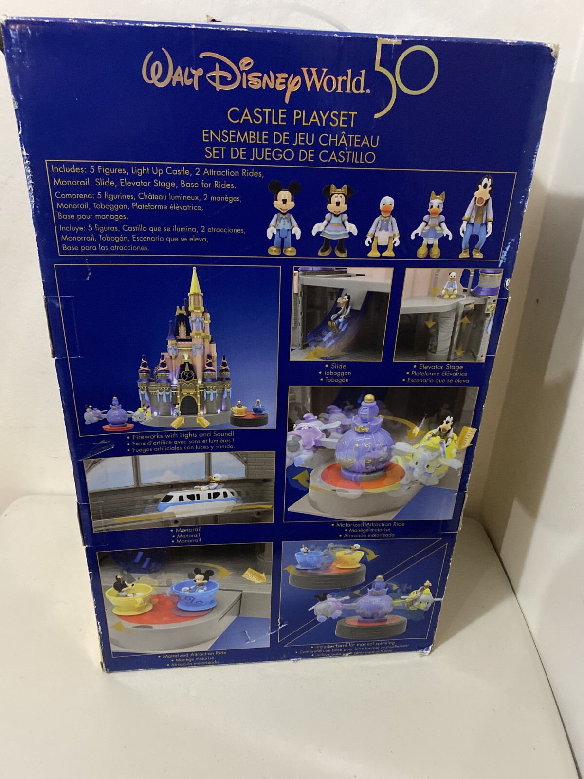 Disney Parks Walt Disney World 50th Anniversary Cinderella Castle Light