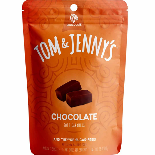 Tom & Jenny'S Sugar Free Soft Caramel Candy with Chocolate and Sea Salt - Low Ne - 第 1/12 張圖片