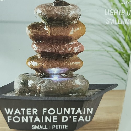 Ashland Water Fountain Garden Lights Up Indoor Outdoor Décor Flows Down NEW - 第 2/4 張圖片