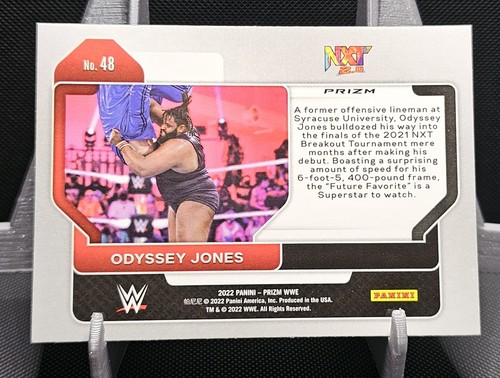 2022 Panini WWE Prizm Hyper Odyssey Jones #48 Rookie RC - Bild 2 von 2