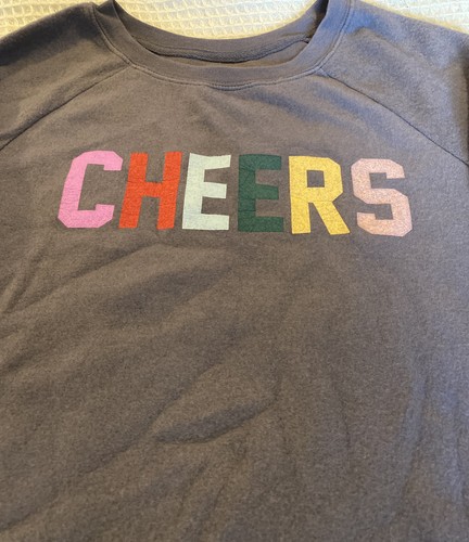 Sudadera para mujer talla pequeña Cheers cuello redondo salón Grayson Threads gris - Imagen 4 de 6