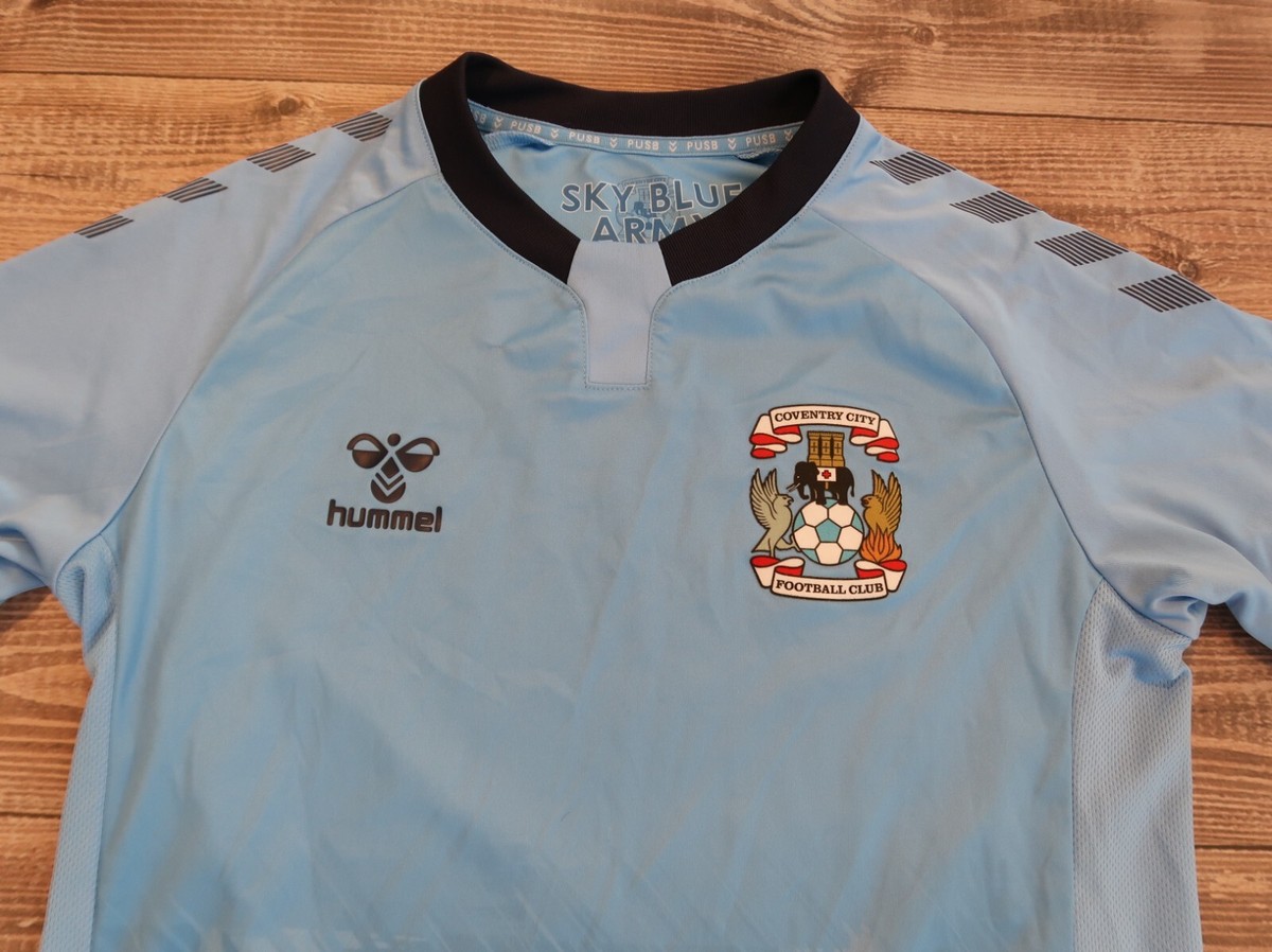 Maillot Coventry City Domicile 2020-2021 Hummel - Taille S/M - Occasion Bon état