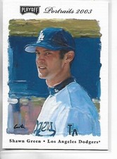 2003 Playoff Portraits Shawn Green Card #26