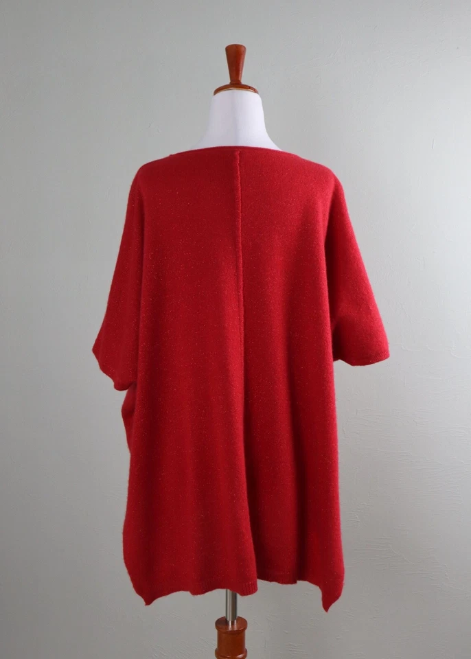 Suéter CALYPSO ST BARTH Tejido Suave Brillante Mezcla Cachemira Cuadrado Talla 1 Foto 4 de 4