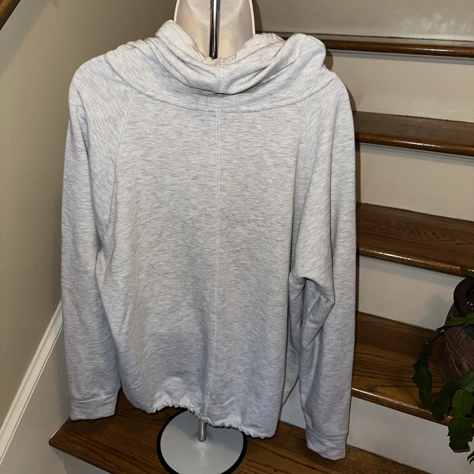 GILLIGAN O'MALLEY Mock Turtleneck Hoodie Comfort Sweatshirt XXL Bid CHARITY❤️287 - Image 4 of 4