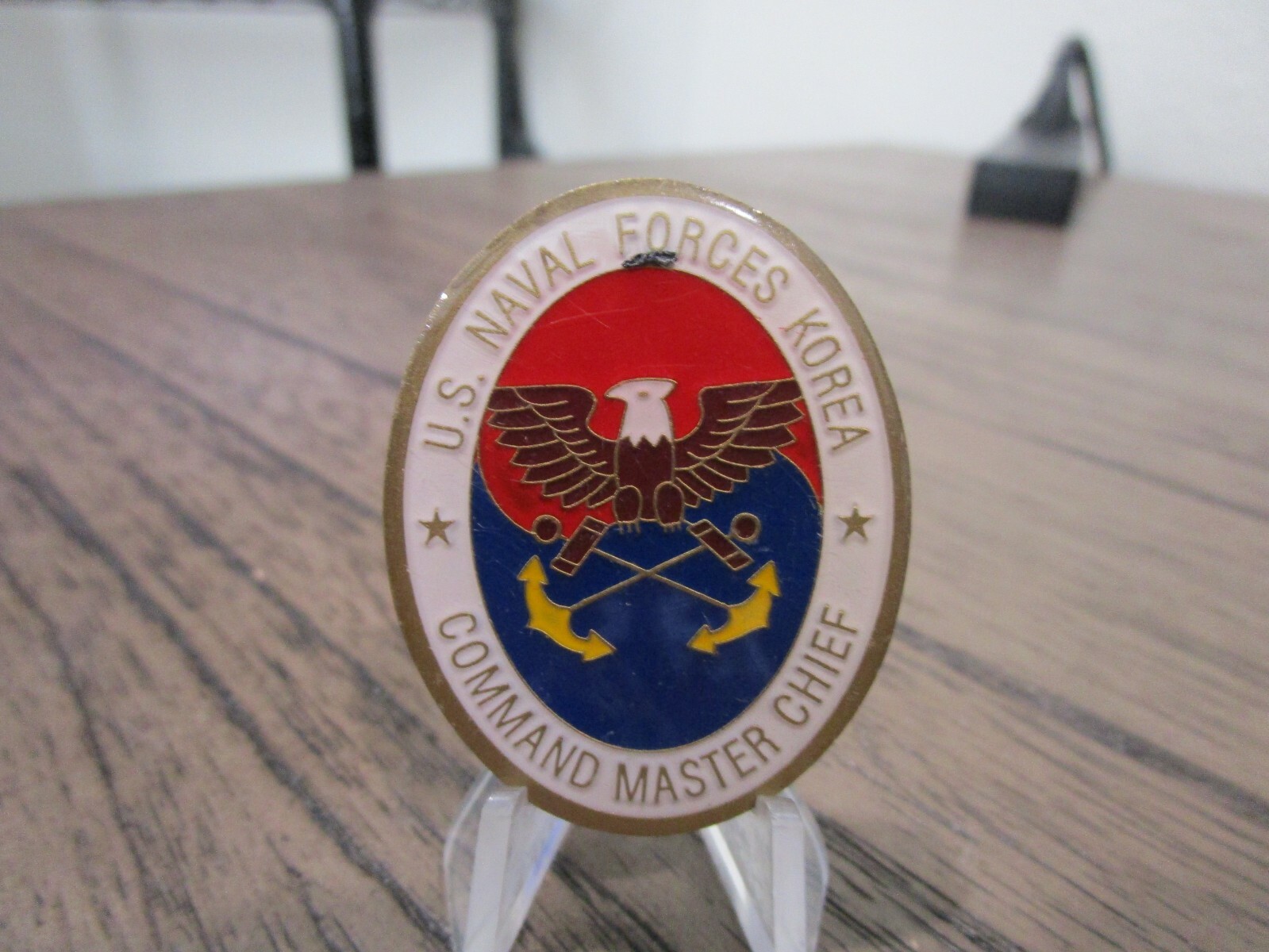 U.S. Naval Forces Korea Command Master Chief Challenge Coin #3698
