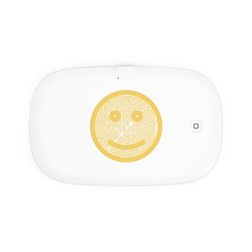 Phone Sanitizer & Wireless Charger, Yuzu Marmalade Smiley Face UV Gadget, Tech