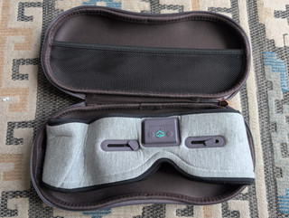 SnoozeBand MAX Bluetooth Sleep Mask. With Carry Case. As Pictured. No Cable