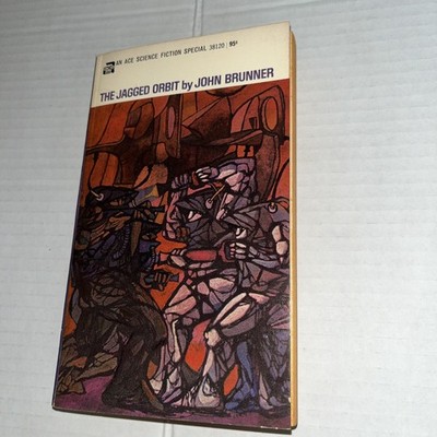 The Jagged Orbit By John Brunner I 1969 Mass Paperback I Signed