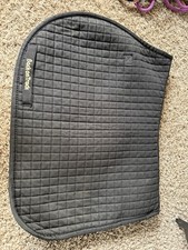 Black Full Size AP Back On Track Therapeutic English Saddle Pad