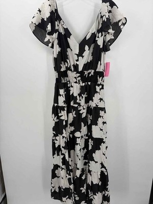 Pre-Owned Rachel Zoe Black Size XL Maxi Sleeveless Dress