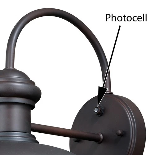 Vaxcel Lighting T0347 Bronze/Gold Franklin Single Light 15"H Outdoor Wall Sconce - Picture 3 of 8