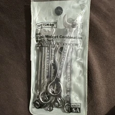 Sears Craftsman USA Nos 10pc Midget Combination Wrench Set 42339 Ignition 