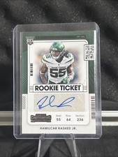 Hamilcar Rashed Jr. 2021 Panini Contenders Rookie Ticket Auto #298 Jets