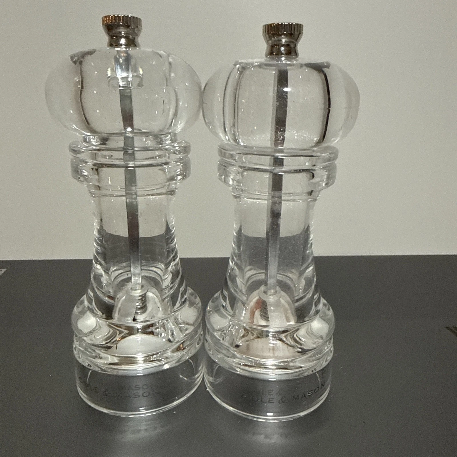 Cole & Mason London Acrylic Salt and Pepper Mills