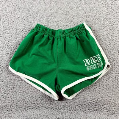 We Young Nice Team Green Girls Size S Performance Athletic Sporty Running Shorts