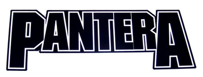 PANTERA Logo Die Cut Sticker Decal Official Heavy Metal Bands Dimebag