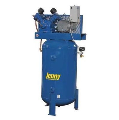 10 Hp Jenny U10B-80V-230/3 Two Stage Variable Speed Reciprocating Air Compressor