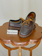Dr. Martens MIE England Oxford Brown Shoes UK 8 US Mens 9 Womens 10  0058B