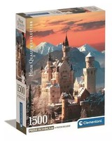 8005125317165 Puzzle 1500 Compact Neuschwanstein Clementoni