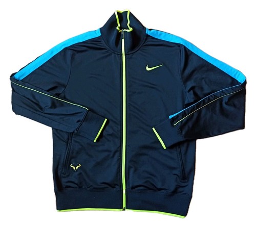 Nike Rafael Nadal 2012 US Open Jacket Court Dri-Fit Black Rafa L