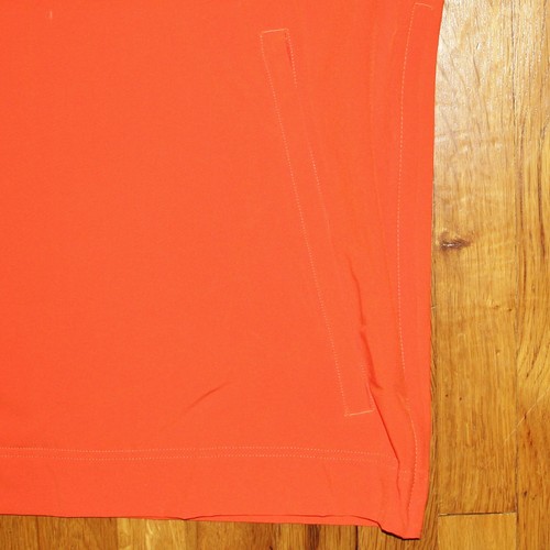 Nike 1/4 Zip Short Sleeve Woven Football Coaches Jacket Mens M Orange FJ9548-820 - Picture 4 of 5