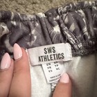SWS Athletics Women’s XS Gray White Floral Cargo Shorts Drawstring Elastic Waist — photo 3