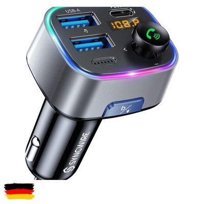 SYNCWIRE Bluetooth 5.3 Fm-Transmitter-Autoladegerät 48W (PD 36W &12W) Dualer Usb