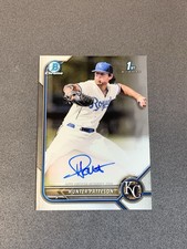 2022 Bowman Draft - Chrome Draft Pick Autographs Hunter Patteson #CDA-HP (AU,...