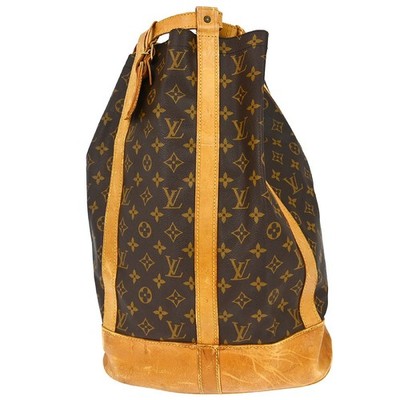 Best03 LOUIS VUITTON RANDONNEE GM DRAWSTRING BAG MONOGRAM M42244 884A2 NQ06617