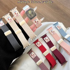 Premium Braided Nylon Magnetic Band for Apple Watch 11 10 9 8 7 SE / Ultra 49mm