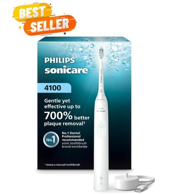 4100 Sonic Toothbrush with C2 Optimal Brush Head - Gentle Yet Effective Cleaning