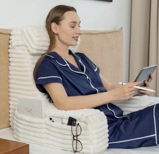 Back Pillow for Bed Sitting up, Reading Pillow for Sitting in Bed Adult