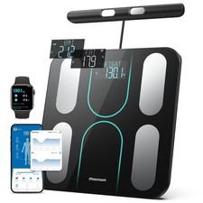 Smart Scale for Body Weight and Fat, 8-Electrode Full-Body Composition Scale ...