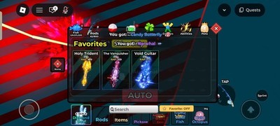 [FISH IT] | Withering Rod & Aetherion Bait | All Items | No Hat
