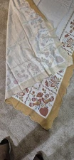Vintage Linen Table  Cloth In Very Good Condition.