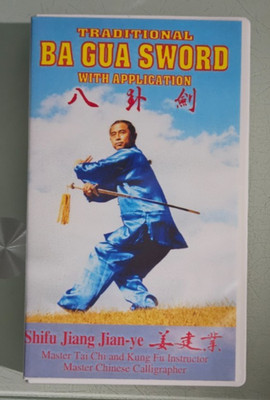 shifu jiang jian-ye TRADITIONAL BA GUA SWORD WITH APPLICATION   VHS VIDEOTAPE