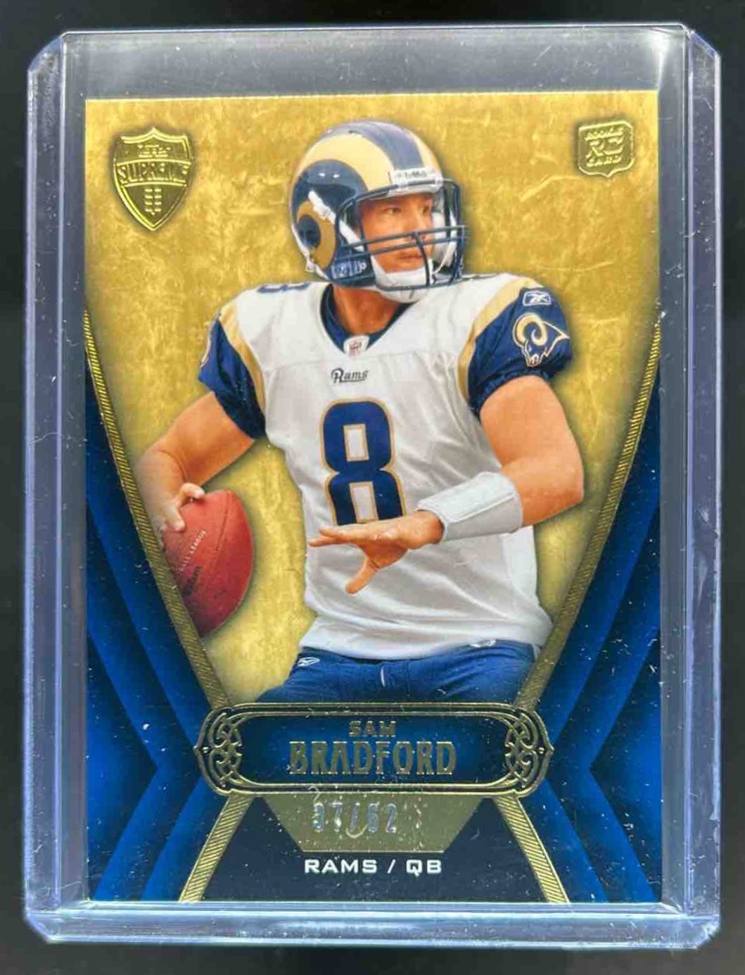 Sam Bradford Topps Supreme #90 Blue
