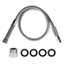 Pre Rinse Spray Hose with Heat Resistant Handle for Restaurant Kitchen Faucet...