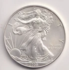 2008 WALKING LIBERTY AMERICAN EAGLE .999 FINE SILVER DOLLAR COIN 1oz. $1 USA