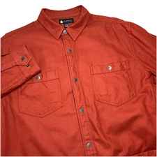 Alaskan Hard Gear by Duluth Trading Co. Relaxed Fit Flannel Jacket Mens XL Tall