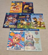 Paw Patrol Step Into Reading Book Lot Level 1  2 Children's Reader Kindergarten