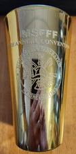 MSFFF Maine State Federation Of Firefighters 50th Annual Convention Glass Cup