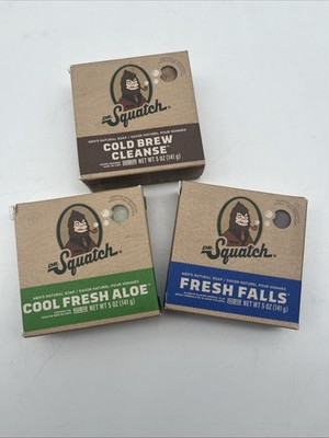 3x DR. Squatch Soap 141g feste Seife für Männer - NEU (C25.6)