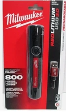 Milwaukee USB Rechargeable Flashlight LED Twist Focus 800 Lumen 2160-21 NEW